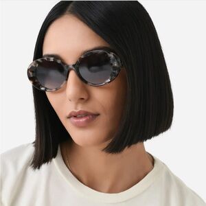 KREWE Alixe tortoise oval sunglasses NEW